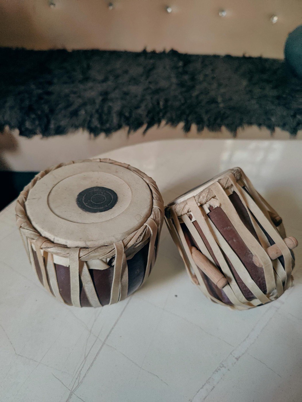 Classical artist with traditional instrument